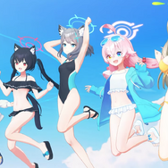 『ブルアカ』ノノミやシロコの背中に日焼け止めを…！？水着な「対策委員会」と過ごすビーチでのひと時に、興奮を隠しきれない先生たち