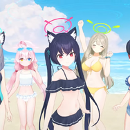 『ブルアカ』ノノミやシロコの背中に日焼け止めを…！？水着な「対策委員会」と過ごすビーチでのひと時に、興奮を隠しきれない先生たち