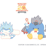 激昂ラージャン×ポムポムプリンに、ミラボレアス×クロミ…!『モンハン』20周年を記念した「サンリオ」コラボの組み合わせが面白い
