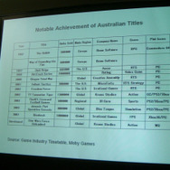 【TGS2007】オーストラリアブース　ワークショップ「オーストラリアのゲーム産業の概要と世界市場におけるその位置づけ」