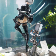 ひらめくスカートの躍動感！アニメ『ニーア オートマタ』より「2B」フィギュアが予約開始―白の契約を構える姿もクール