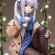 美少女がブランコでのんびり…！『雀魂』タイツに包まれた長い脚を魅せる「八木唯」が絆最大レベルの姿でフィギュアに