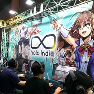 「holo Indie 応援大使」一条莉々華の描き下ろしパネルも！試遊タイトルが盛りだくさんな「holo Indie」ブースレポート【BitSummit Drift】