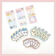 「ちいかわ」ダイカットシールが今回も可愛い…！100円ショップ向け新作アイテムがお披露目―窓付きカードケースは実用性もよさそう