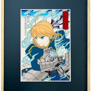 『FGO』浮世絵で表現した「アルトリア・ペンドラゴン」がカッコイイ！“見返り美人図”モチーフの「エミヤ」など、全4種の浮世絵木版画が限定販売へ