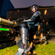 亜白ミナ「怪獣8号」／七星めろん（X：@nanasemeron）、合成素材：𝙆𝘼𝙕𝙐𝙈𝘼（X：@kazuma_aono）