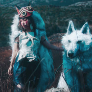 サン「もののけ姫」／べるか（X：@beruka225）、撮影：HATATAN（X：@MNO87295778）