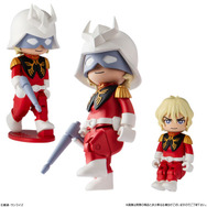 「機動戦士ガンダム」の人気MS、パイロットが新フォーマットフィギュアに！アムロ、シャアは頭パーツを換装してヘルメットの着脱も