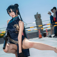 コスプレ】『ブルアカ』竜華キサキのチャイナドレスが似合いすぎ