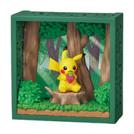 森の奥に住むポケモンたちがジオラマに！水でくつろぐミズゴロウ