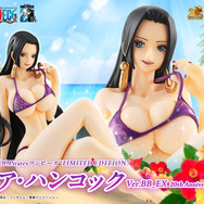 零れそうなほどの大ボリューム…！「ワンピース」水着の美女「ハンコック」フィギュアが抽選販売ー鑑賞の楽しみを広げる“ミラー台座”も付属