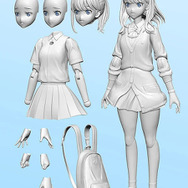 あの“太もも”も再現できそう？「グリッドマン」宝多六花の可動プラモが再販売―ポニテや半袖姿でも組み立てられる