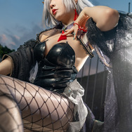 申鶴（同人衣装）『原神』 ／ひよっこ（X：@nakukotogadekin）／日本