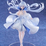 透き通る神々しさ…!『アズレン』優美な「アーガス」が待望のフィギュア化―なびくスカートと髪の躍動感が美しい