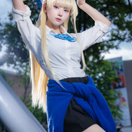 コスプレ】「先生、見てますか？ピース、ピース」圧倒的透明感で