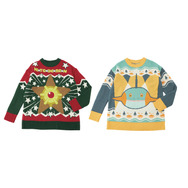 マフラーに包まるピカチュウたちがキュート…！もこもこ暖かそうなクリスマスグッズがポケモンセンターに登場―“全面ヌマクロー”なセーターも