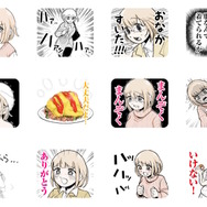 「ドカ食いダイスキ！もちづきさん」LINEスタンプが発売！「“ある”のがいけない！」から「至る…」まで、名シーンたっぷり24種