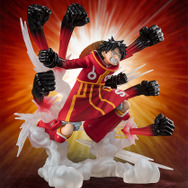 ゴムゴムの鷹銃乱打!!「ワンピース」エッグヘッド編の未来服「ルフィ」が“フィギュアーツZERO”で立体化―腕の残像とエフェクトで覇気まとうポージング
