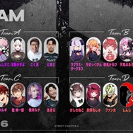 赤見かるび、ラプラス・ダークネス、ときどなど豪華メンバーが集結!『スト6』ストリーマー大会「REJECT FIGHT NIGHT Round4」10月31日開催