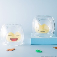 飲み物を注ぐと『ポケモン』が浮かび上がる！可愛いデザインのダブルウォールグラスに、プリンとカビゴンの表情違い全4種がラインナップ