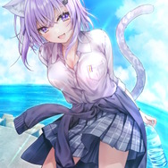 ホロライブ・猫又おかゆがヒロインの純愛ADV『おかゆにゅ~~む!』パッケージ版予約受付スタート!寝巻姿から水着まで、描き下ろしの店舗別特典も必見