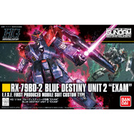 HG ブルーディスティニー2号機“EXAM”」がプレバンで予約実施！肩