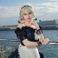 コスプレ】「咲夜」の凜とした表情が美しい！首筋から肩のライン