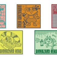 新品 仕事猫 バイオハザード コラボ biohazard くじ アクキー レオン バイオハザード」シリーズの「クリス」や「レオン」たちが猫に