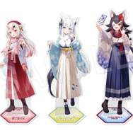 ホロライブの白上フブキ、百鬼あやめ、大神ミオ監修のメニューや描き下ろしグッズが盛りだくさん！「いろはにほへっと あやふぶみ」×「豊島園 庭の湯」コラボ開催