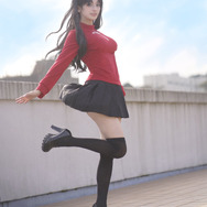遠坂凛「Fate/stay night」／はる（X：@harushiki55）、撮影：富士　原（X：@fu0yas）
