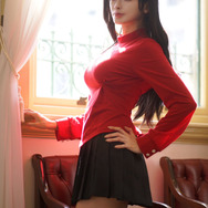 遠坂凛「Fate/stay night」／はる（X：@harushiki55）、撮影：富士　原（X：@fu0yas）