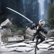 この太もも動かせるぞ！「NieR:Automata Ver1.1a」より「2B」がfigma化―ディスプレイを盛り上げる「ポッド０４２」「白の契約」なども付属