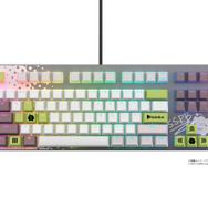 ホロライブ・獅白ぼたん、ラプラス・ダークネスのカラーリングが可愛い！「GX1 Keyboard」コラボゲーミングキーボードが本日12月2日より予約受付開始