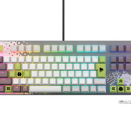 ホロライブ・獅白ぼたん、ラプラス・ダークネスのカラーリングが可愛い！「GX1 Keyboard」コラボゲーミングキーボードが本日12月2日より予約受付開始