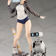 体操着姿で魅せる健康的なボディライン！『十三機兵防衛圏』より「南 奈津乃」と相棒の「BJ」1/8スケールフィギュアが再販