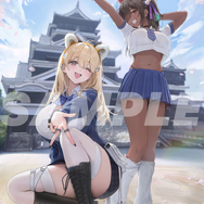 熊本城を満喫するティアとナガが尊い…！『勝利の女神：NIKKE