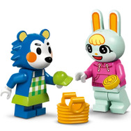 「レゴどうぶつの森」に仕立て屋、園芸店が仲間入り！お買い物するミッチェルたちが日常を生み出すセット―星空ピクニックなフーコも