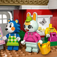 「レゴどうぶつの森」に仕立て屋、園芸店が仲間入り！お買い物するミッチェルたちが日常を生み出すセット―星空ピクニックなフーコも