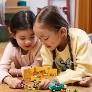 「レゴどうぶつの森」に仕立て屋、園芸店が仲間入り！お買い物するミッチェルたちが日常を生み出すセット―星空ピクニックなフーコも