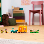 「レゴどうぶつの森」に仕立て屋、園芸店が仲間入り！お買い物するミッチェルたちが日常を生み出すセット―星空ピクニックなフーコも