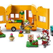 「レゴどうぶつの森」に仕立て屋、園芸店が仲間入り！お買い物するミッチェルたちが日常を生み出すセット―星空ピクニックなフーコも