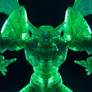 「真ゲッター1」がグリーンクリアカラーに“チェンジ!!”「真ゲッターロボ 世界最後の日」より、ゲッター線の輝き風なMODEROID限定バージョンが機動