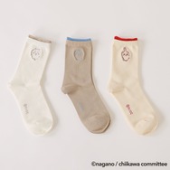 「ちいかわ」落ち着いたカラーでオシャレに！“靴下屋コラボソックス第3弾”が発売