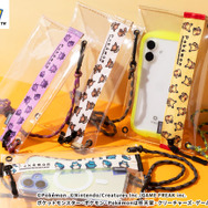 ポケモン　イーブイ　ポケットモンスター　サコッシュ　スマホケース ピカチュウ＆チェック柄が可愛い！『ポケモン』スマホケースや