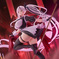 エレガントなポーズから魅せる太もも…!『アズレン』より「テューリンゲン」が、スキン“月下の大掃除“のメイド衣装で立体化