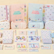 『スーパーマリオ』ステーショナリー新商品が販売中！キャラクターたちを楽しめる2柄展開、淡いパステルカラーの日常使いしやすいデザイン