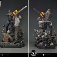 大スケールで迫力満点！『バイオハザード RE:4』から「レオン・S・ケネディ」と「チェーンソー男」が1/4スケールのスタチューに