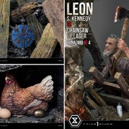 大スケールで迫力満点！『バイオハザード RE:4』から「レオン・S・ケネディ」と「チェーンソー男」が1/4スケールのスタチューに