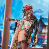 褐色肌にムチムチ太ももの破壊力!『勝利の女神:NIKKE』より「ノワール」が着物姿で立体化【予約締切間近】
