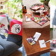 「マリオ花札」モチーフの新グッズがお洒落！和風絵柄なTシャツ、春夏秋冬のミニレターセットなどをラインナップ